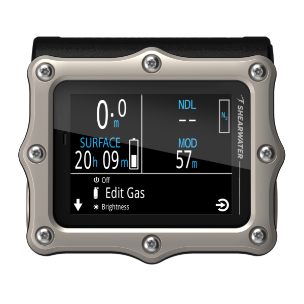 Shearwater Perdix 3 AI compatible con transmisores de presión